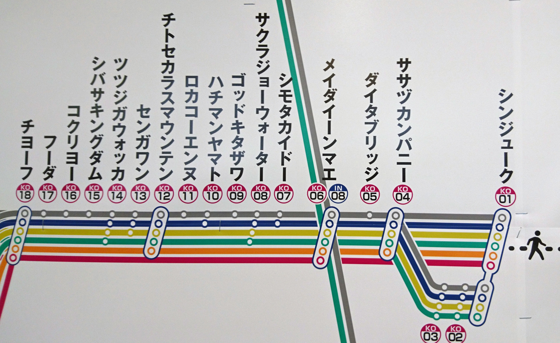 No1037 京王 有馬記念を前に「サラブレッド風路線案内図」登場: 京王線 井の頭線 応援歌