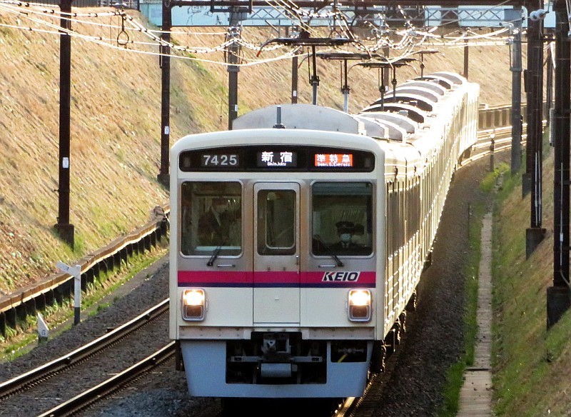 N01186 7000系2両+9000系8両 準特急走る!: 京王線 井の頭線 応援歌 N01186 7000系2両+9000系8両 準特急走る!: 京王線 井の頭線 応援歌