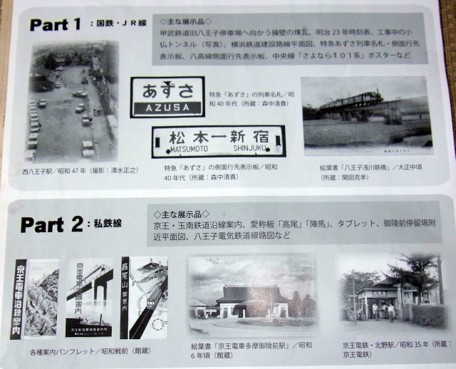 No404 「八王子と鉄道 ～私鉄線～」開催中: 京王線 井の頭線 応援歌