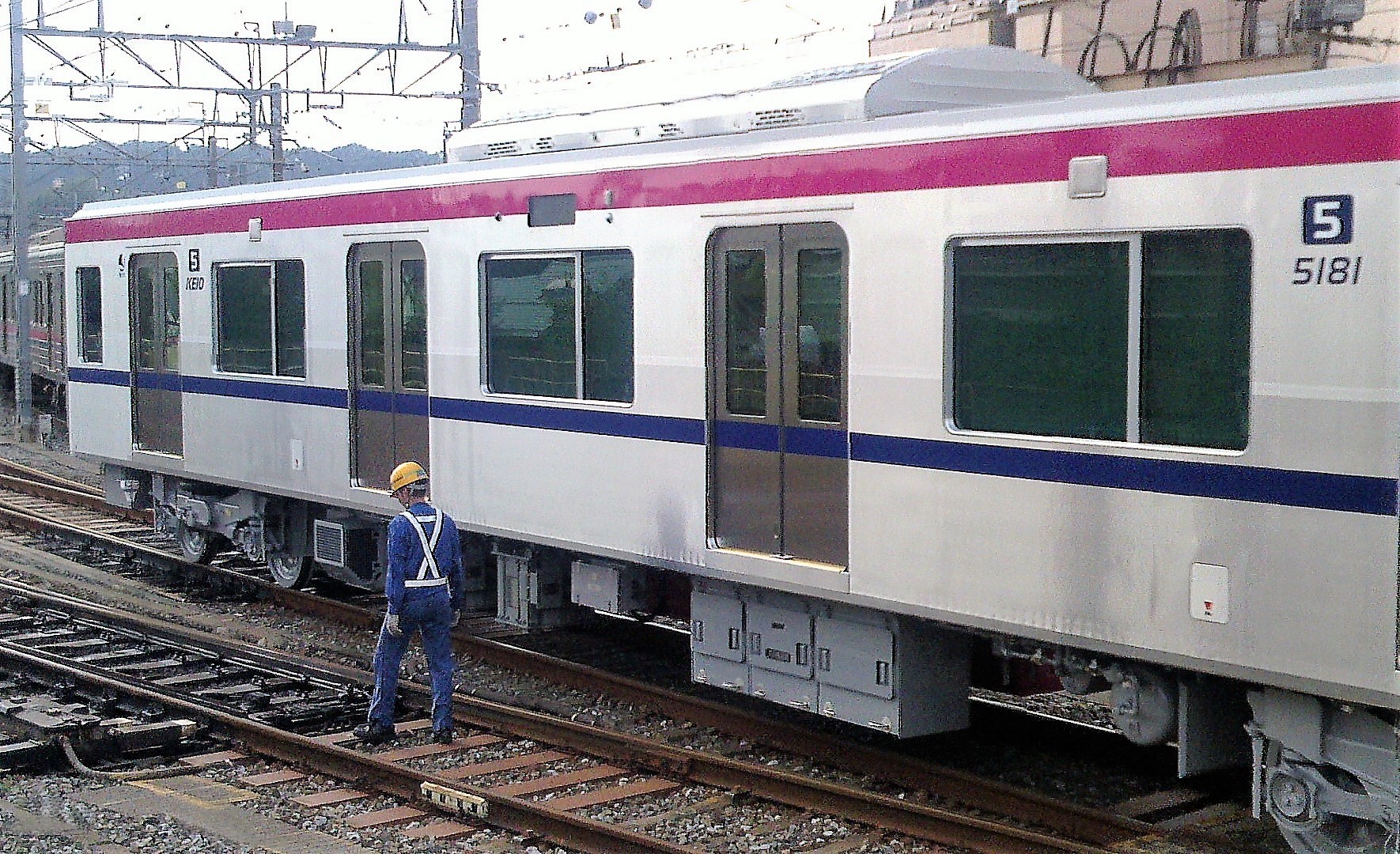 No897-2 新5000系 若葉台に姿を現わす ＊897再掲載: 京王線