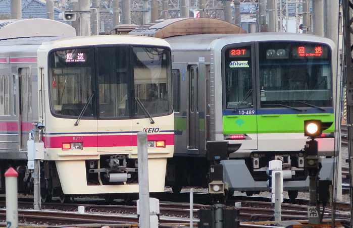 No975 18京王ダイヤ改正 都車高幡留置 個性派列車 区間急行高尾山口行き 京王線 井の頭線 応援歌